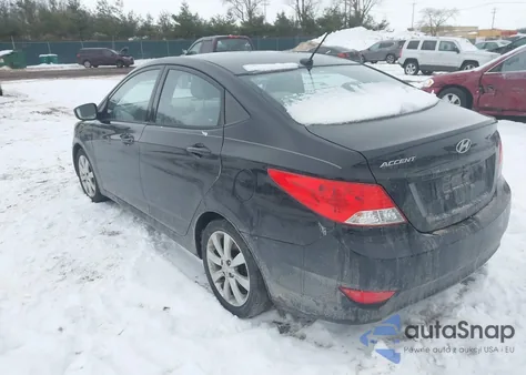 2013 Hyundai Accent Gls из США, поврежденный, VIN KMHCU4AE0DU460482